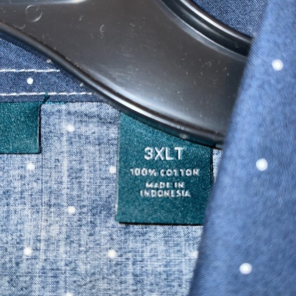 NWT Perry Ellis Shirt Sleeved Button down 3XLT - Picture 2 of 3